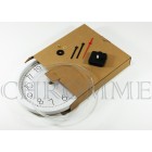 Kit de relógio de parede com embalagem para personalização com 10 unidades COR: BRANCA